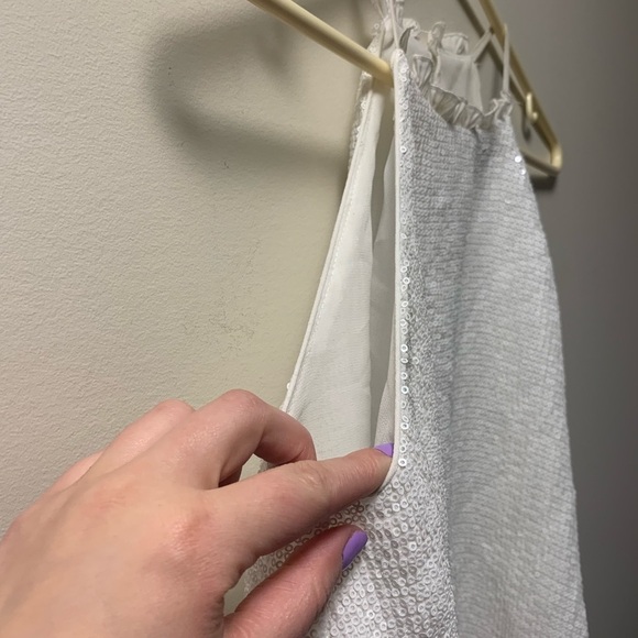 Zara sequins sleeveless top size medium - Picture 3 of 9